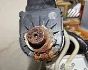 badly maintained boiler new parts needed