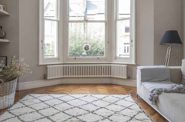 underfloor heating and central heating