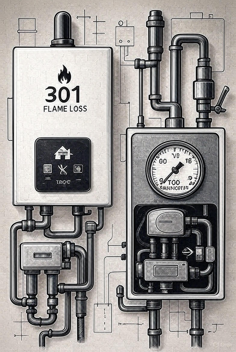 boiler error and fault codes