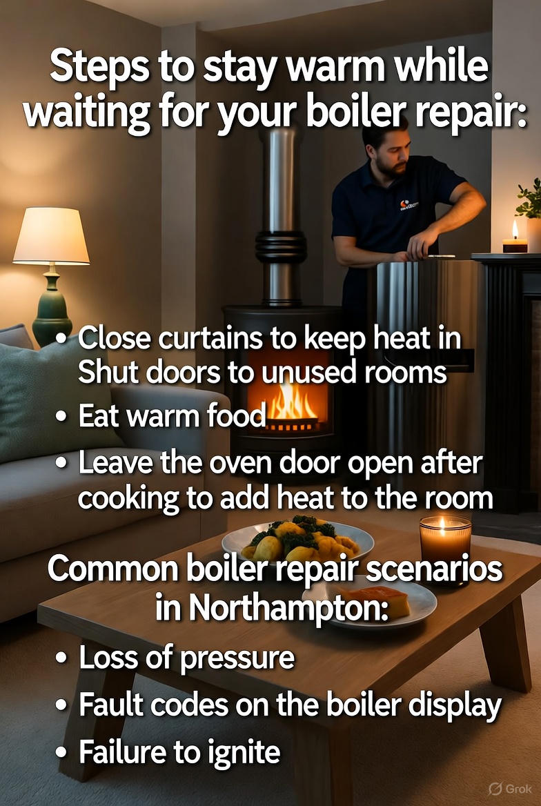 keep warm waiting for your boiler repair